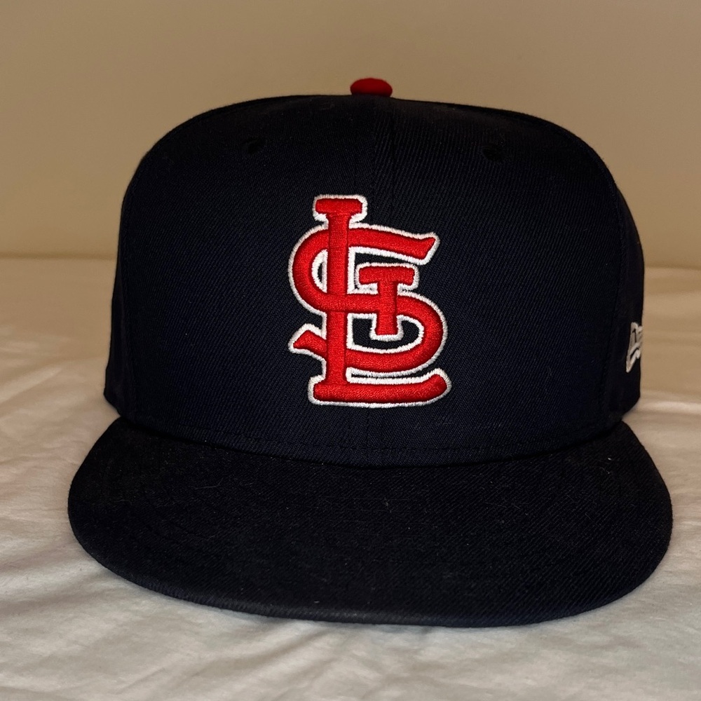 St.Louis Cardinals 7 3/8 New Era Fitted Alternate Navy Hat
